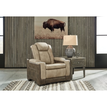 Pwr Recliner/Adj Headrest