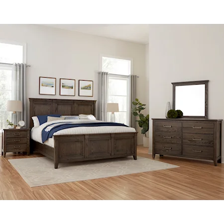 Rustic 4-Piece Queen Bedroom Set