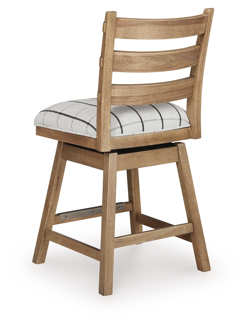 Ashley Ridgester Uph Swivel Barstool