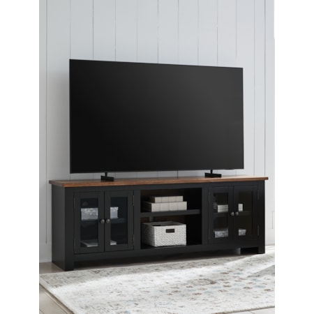 XL TV Stand W/ Fireplace Option