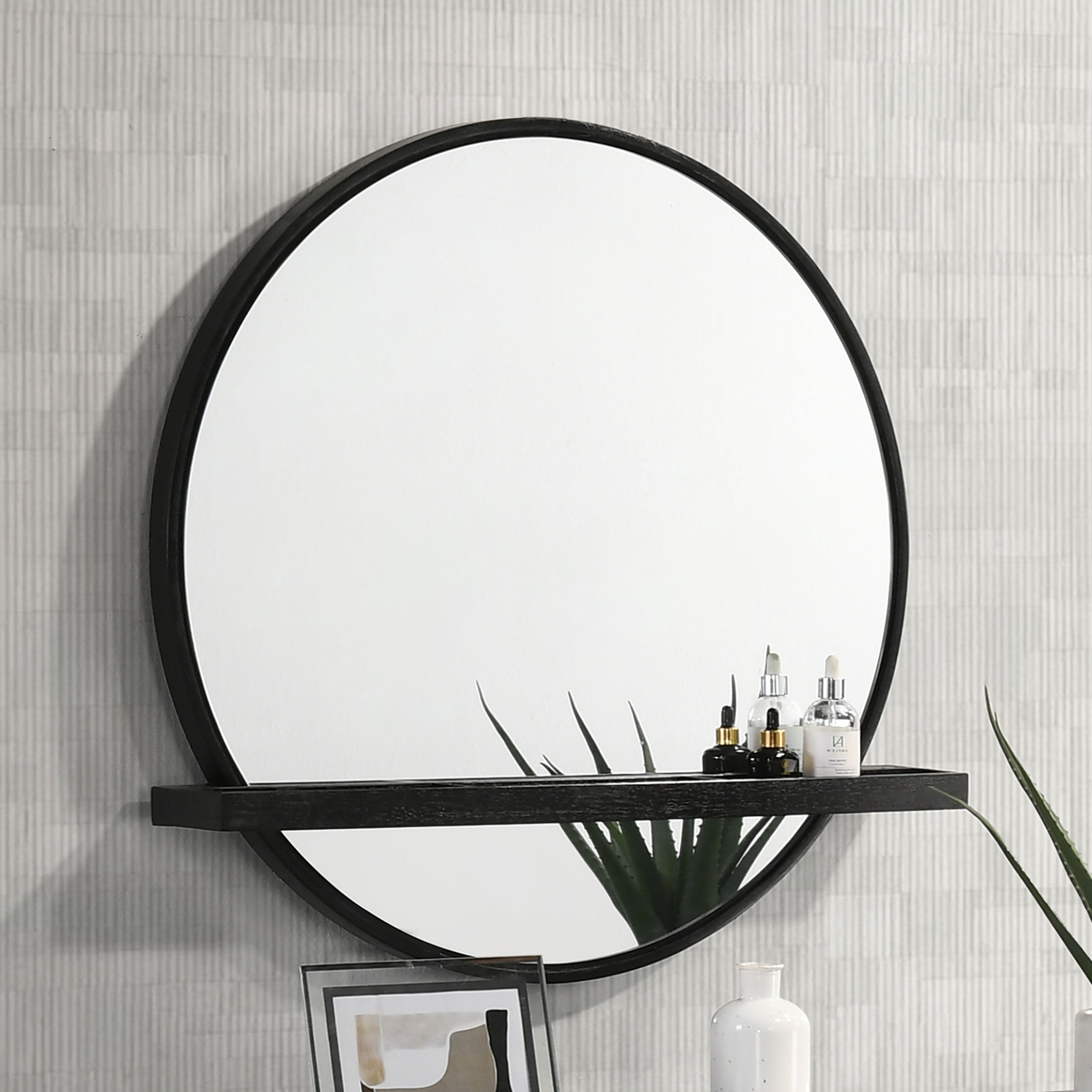 Vanity Wall Mirror w/ Shelf