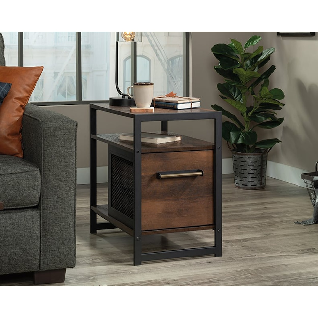 Sauder Briarbrook Adjustable Nightstand