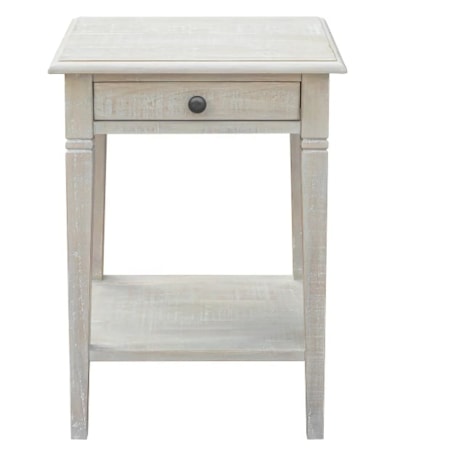 1-Drawer Chairside Table