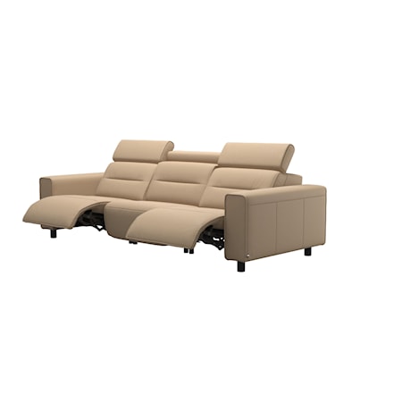 Power Recline Sofa with Wide Arms