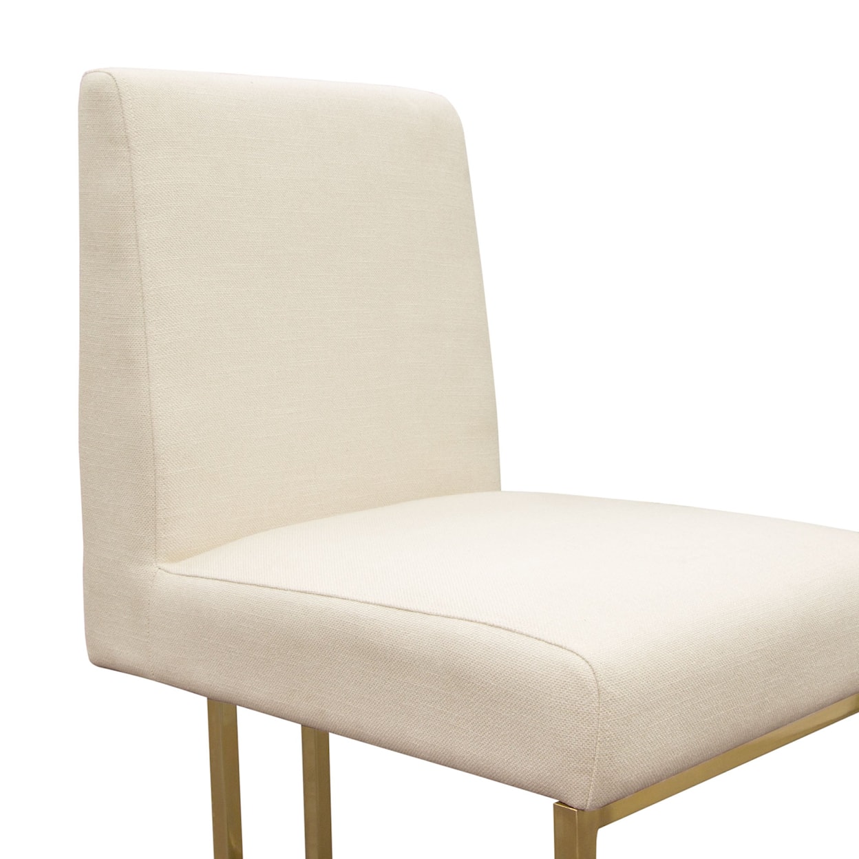 Diamond Sofa Furniture Skyline Set of 2 Dining Chairs in Cream Fabric