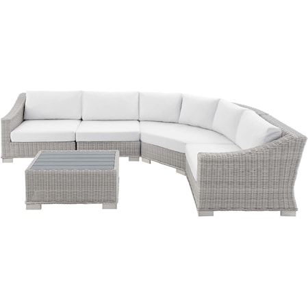 Outdoor 5-Piece Sectional Sofa Set