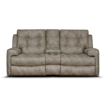 Double Reclining Loveseat Console