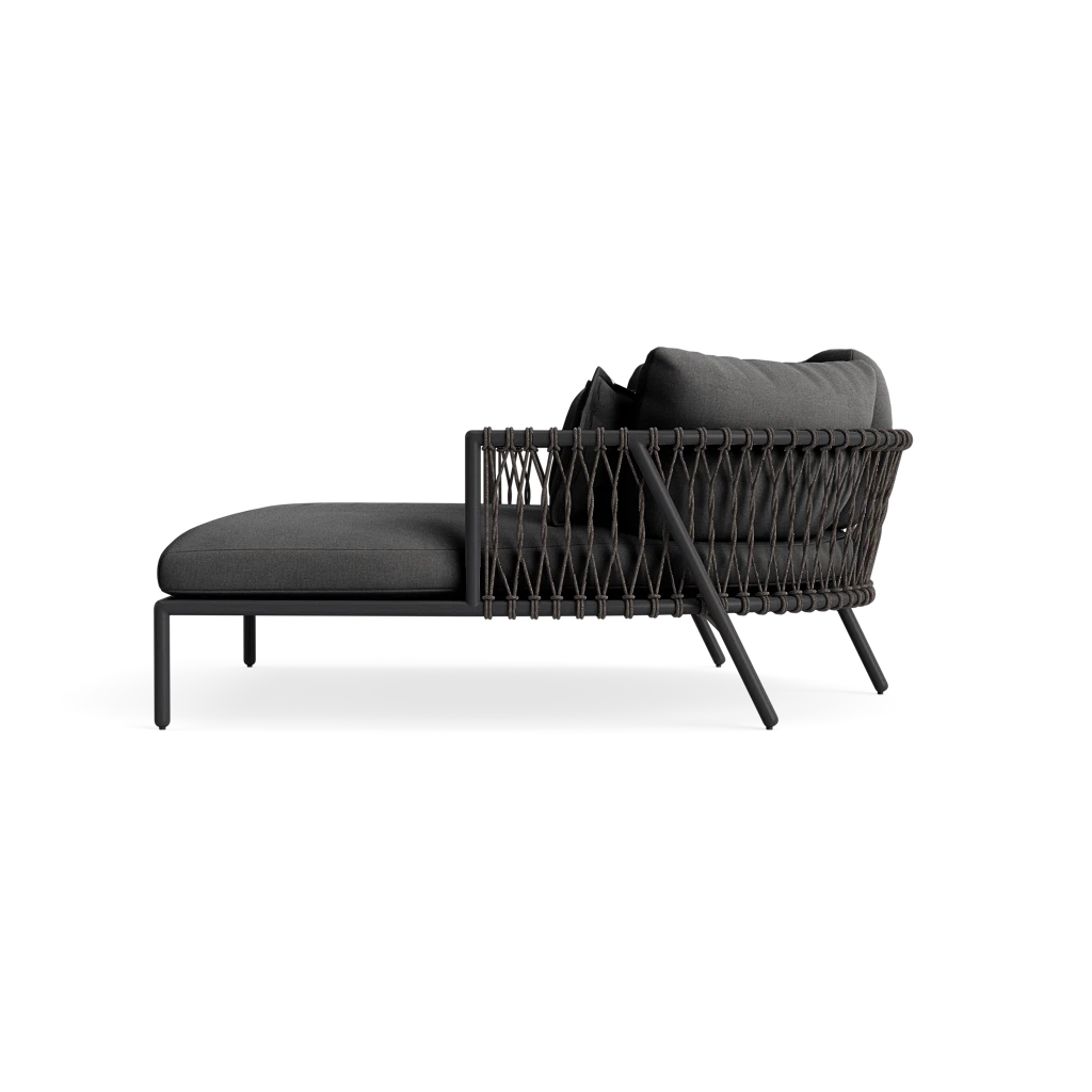 Brown Jordan Oscar Modern Loose Pillow Rope Daybed