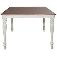 Farmhouse Gathering Table with Removable 18" Leaf