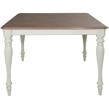 Farmhouse Gathering Table with Removable 18" Leaf