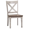 Liberty Furniture Cottage Lane X Back Wood Seat Side Chair (RTA)