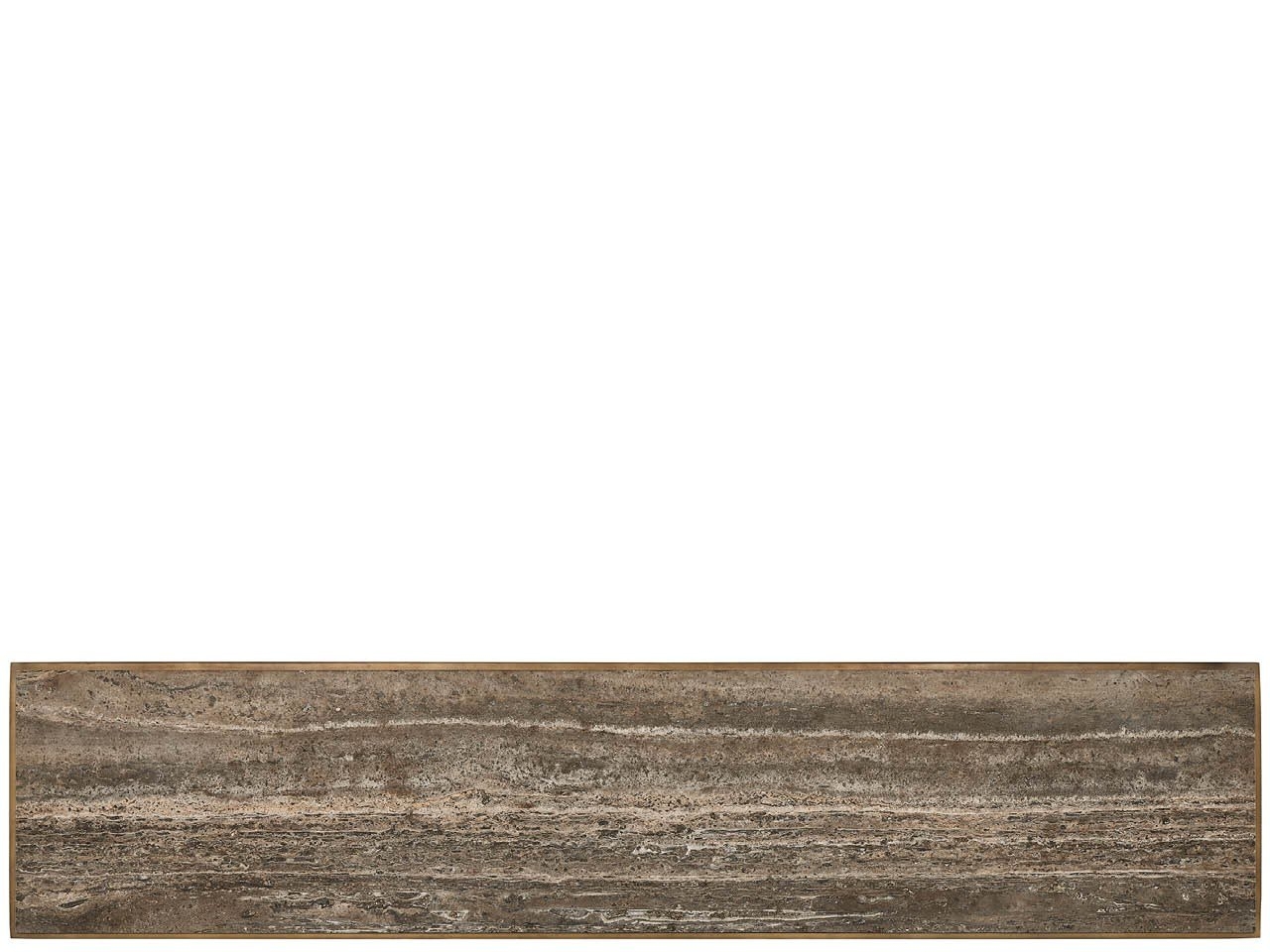 Rectangular 2-Shelf Console