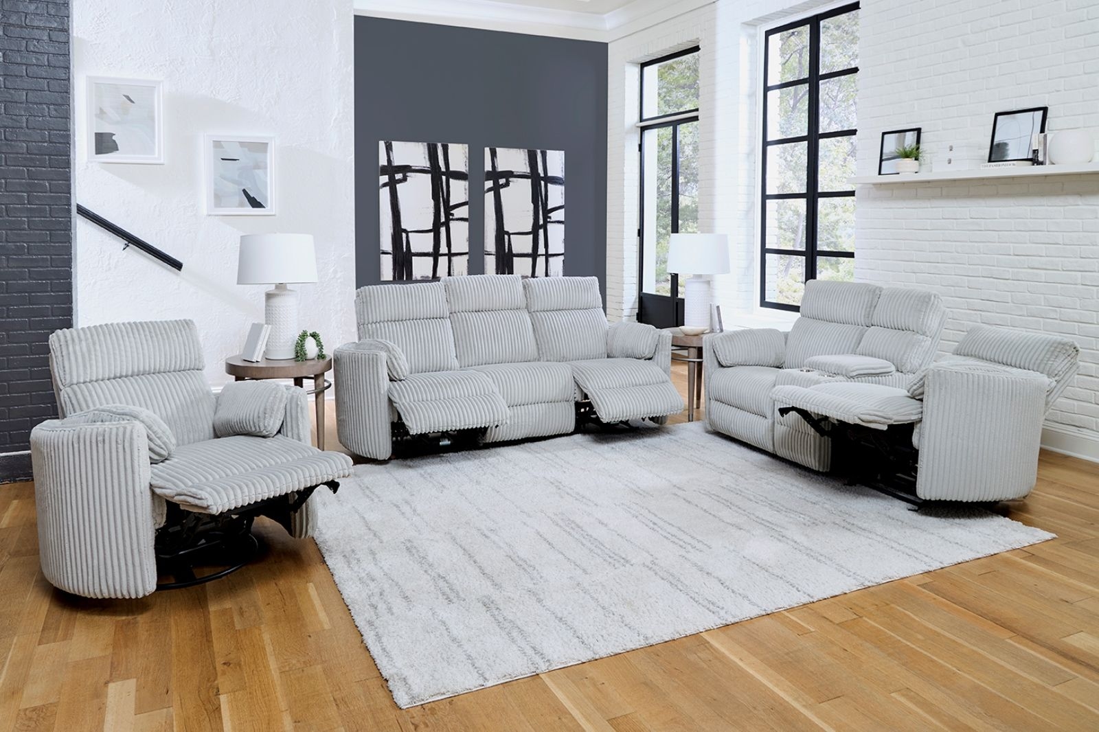 Parker Living Radius Power Swivel Glider Recliner (Set of 2)