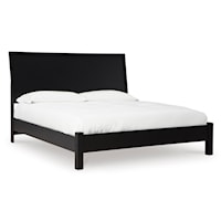 Contemporary Queen Panel Bed