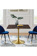 Modway Lippa 28" Square Dining Table