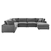 Modway Commix 7-Piece Sectional Sofa