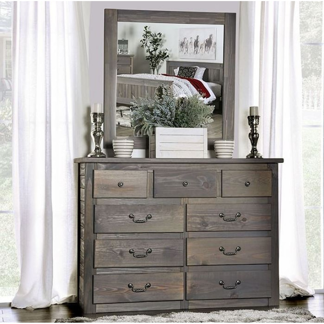 Furniture of America - FOA Rockwall Mirror