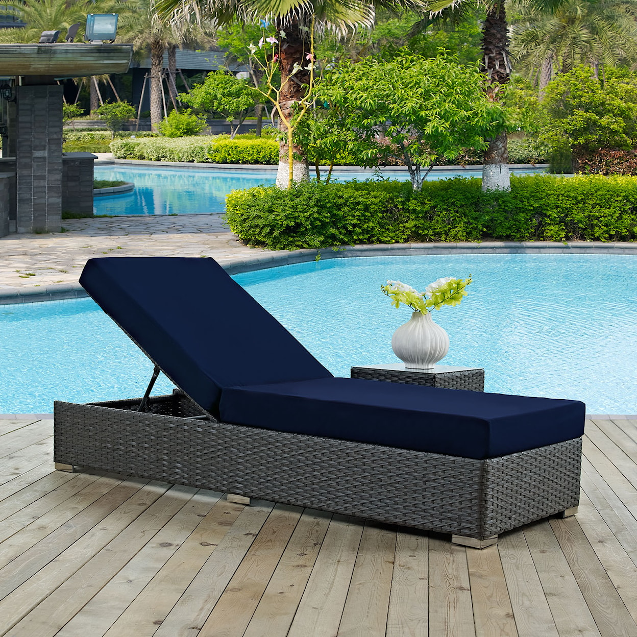 Modway Sojourn Outdoor Chaise Lounge