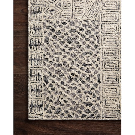 2&apos;6&quot; x 7&apos;6&quot; Charcoal Rug