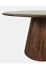 Jofran Nash Contemporary Nash Round Dining Pedestal Table