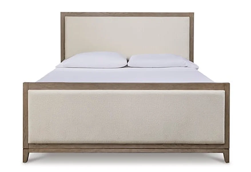 Chrestner Queen Upholstered Panel Bed by Signature Design by Ashley at Zak's Home Outlet