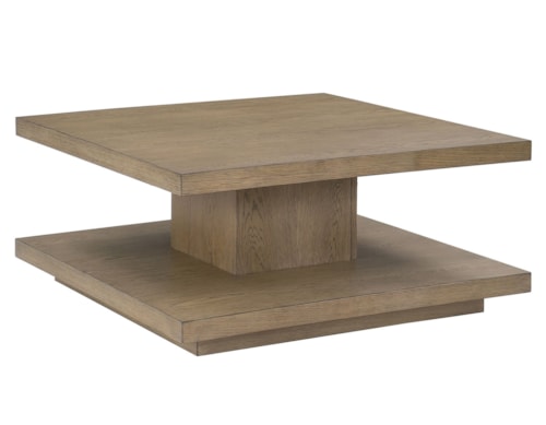 Modern Cocktail Table with Lower Shelf