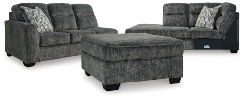 2-Piece Sectional And Ottoman