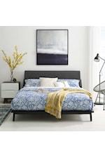 Modway Luella Queen Upholstered Fabric Platform Bed