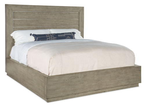 Casual California King Panel Bed