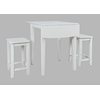 VFM Signature Eastern Tides 3 Piece Counter Table and Stool Set