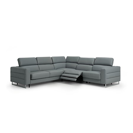 Power Reclining Sectional Sleeper