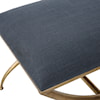 Uttermost Crossing Crossing Small Navy Bench