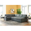 Signature Design by Ashley Millcoe 3-Piece Sectional with Pop Up Bed