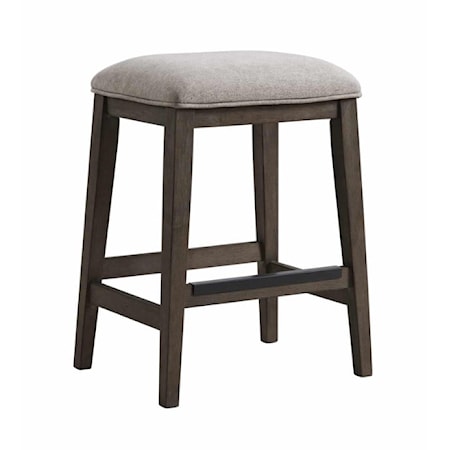 Upholstered Counter-Height Stool