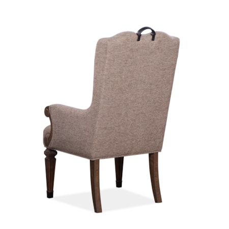 Upholstered Host Arm Chair