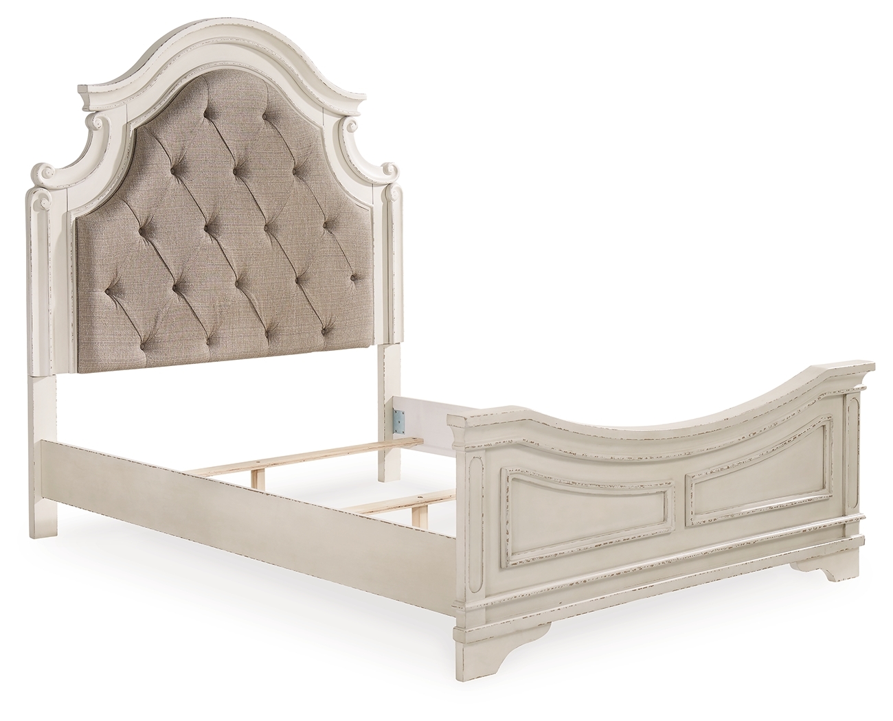 Queen Upholstered Panel Bed