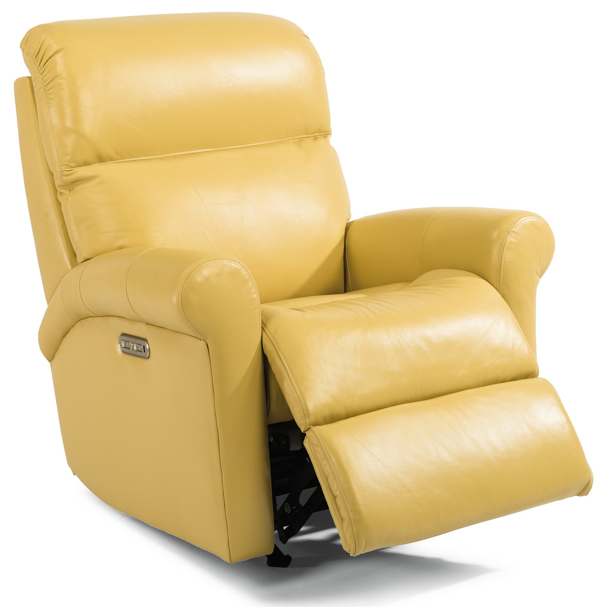 Flexsteel Davis Power Rocking Recliner with Power Headrest