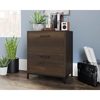 Industrial 2-Drawer Lateral Filing Cabinet with Interlocking Storage Mechanism