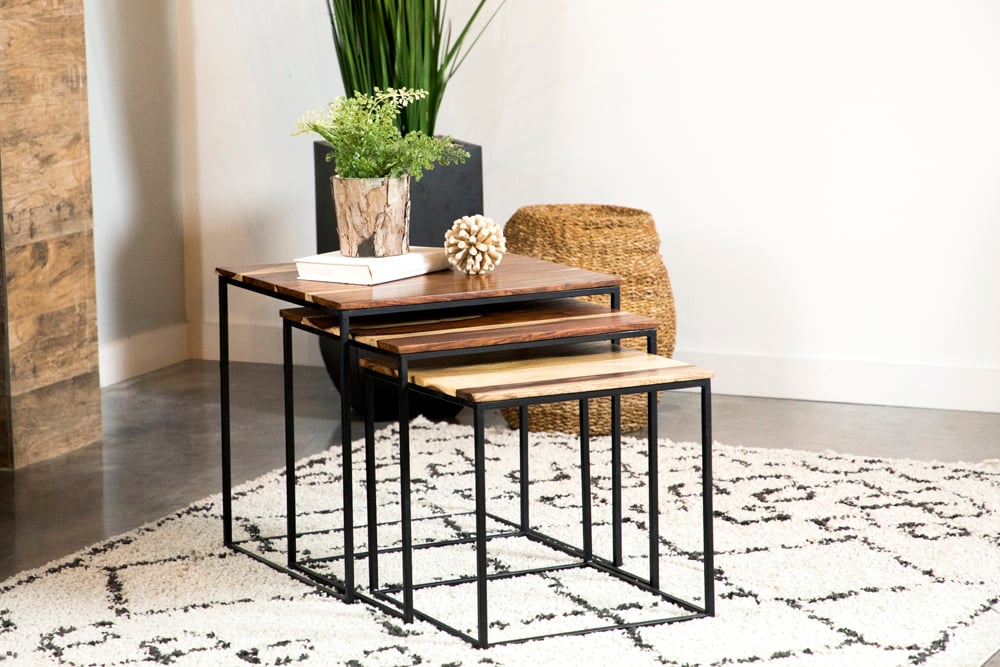 Coaster Belcourt Belcourt 3-piece Nesting Tables and