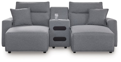 3-Piece Power Reclining Sectional With Chaise