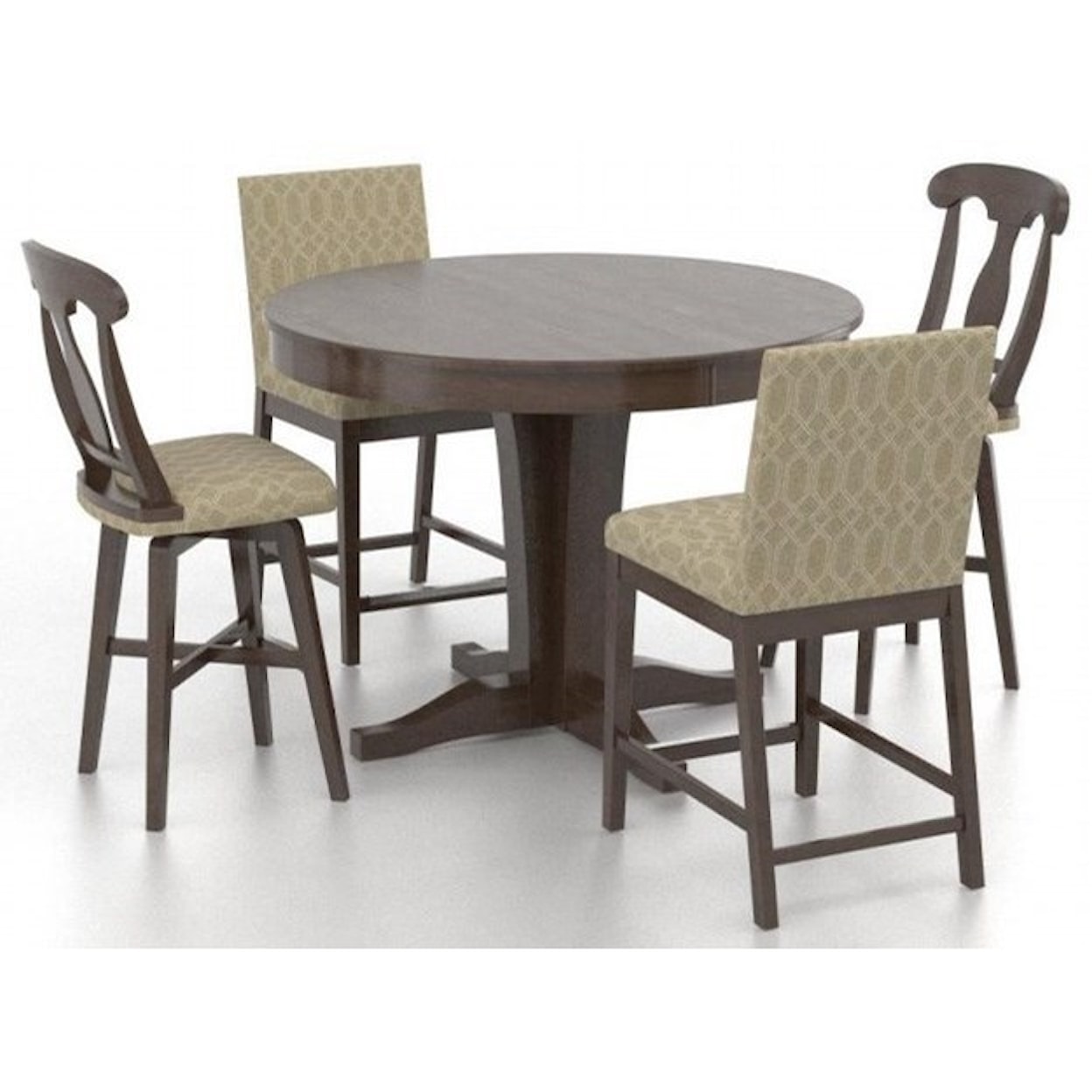 Canadel Core - Custom Dining Customizable 5-Piece Counter Table Set