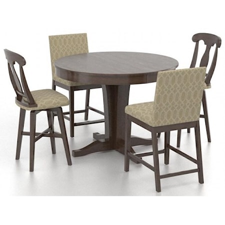 Customizable 5-Piece Counter Table Set