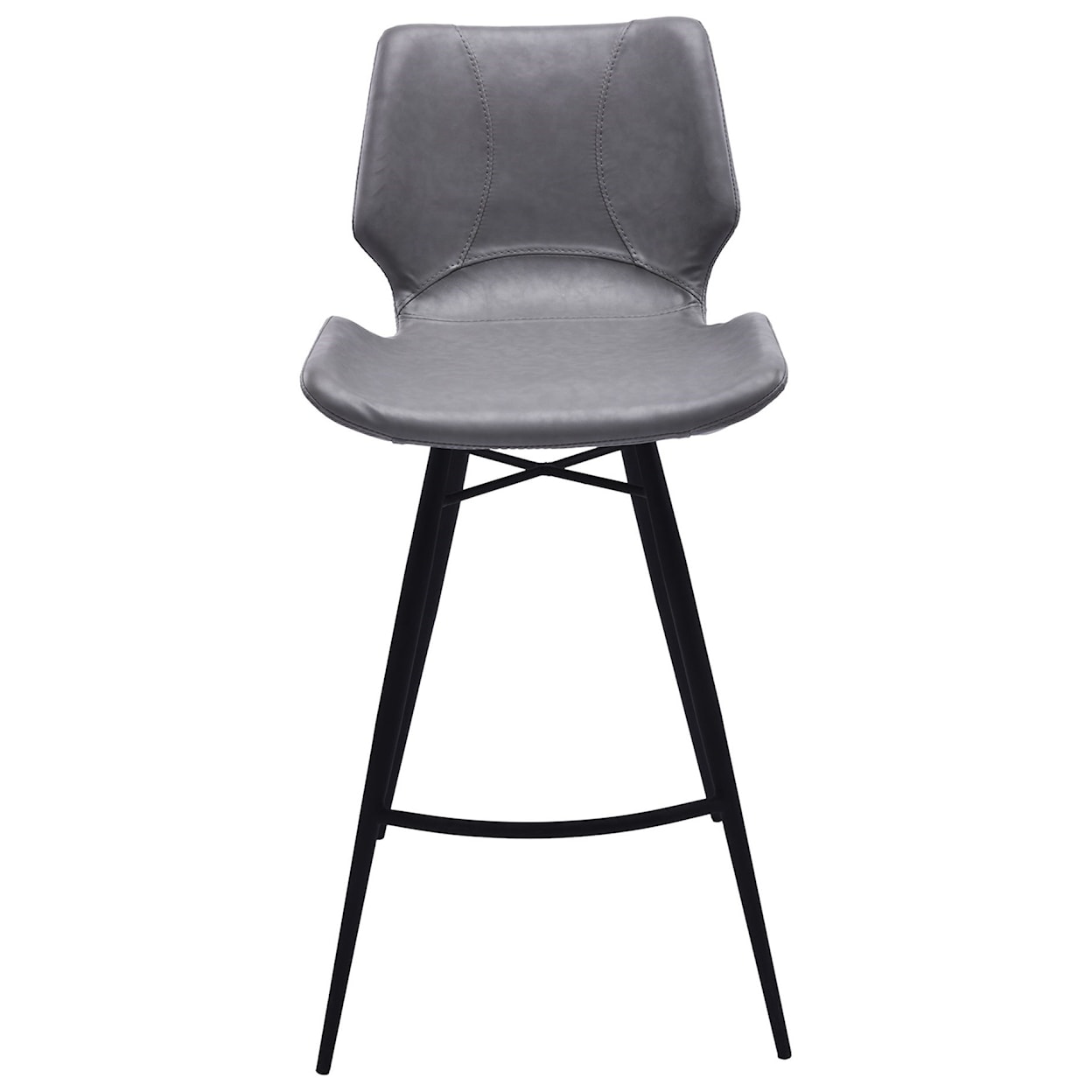 Armen Living Zurich 26" Counter Height Metal Barstool