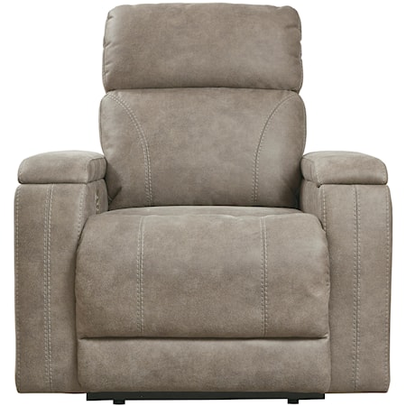 Power Recliner with Adjustable Headrest