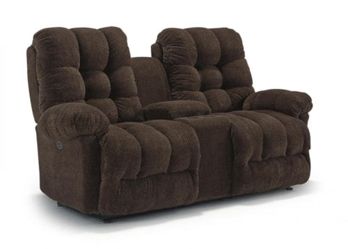 Power Tilt Headrest Space Saver Console Loveseat
