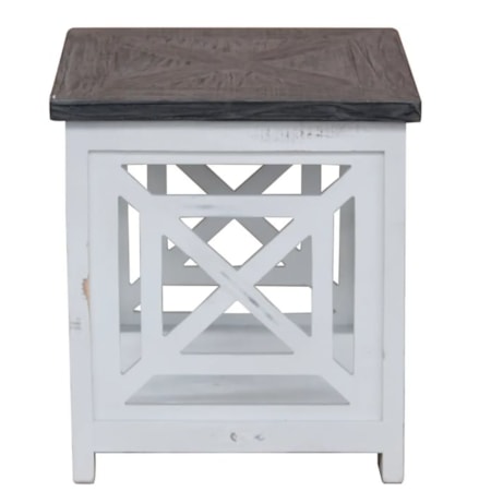 Two-Tone Side Table