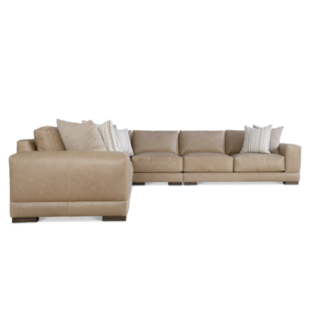 Lars Leather Sectional