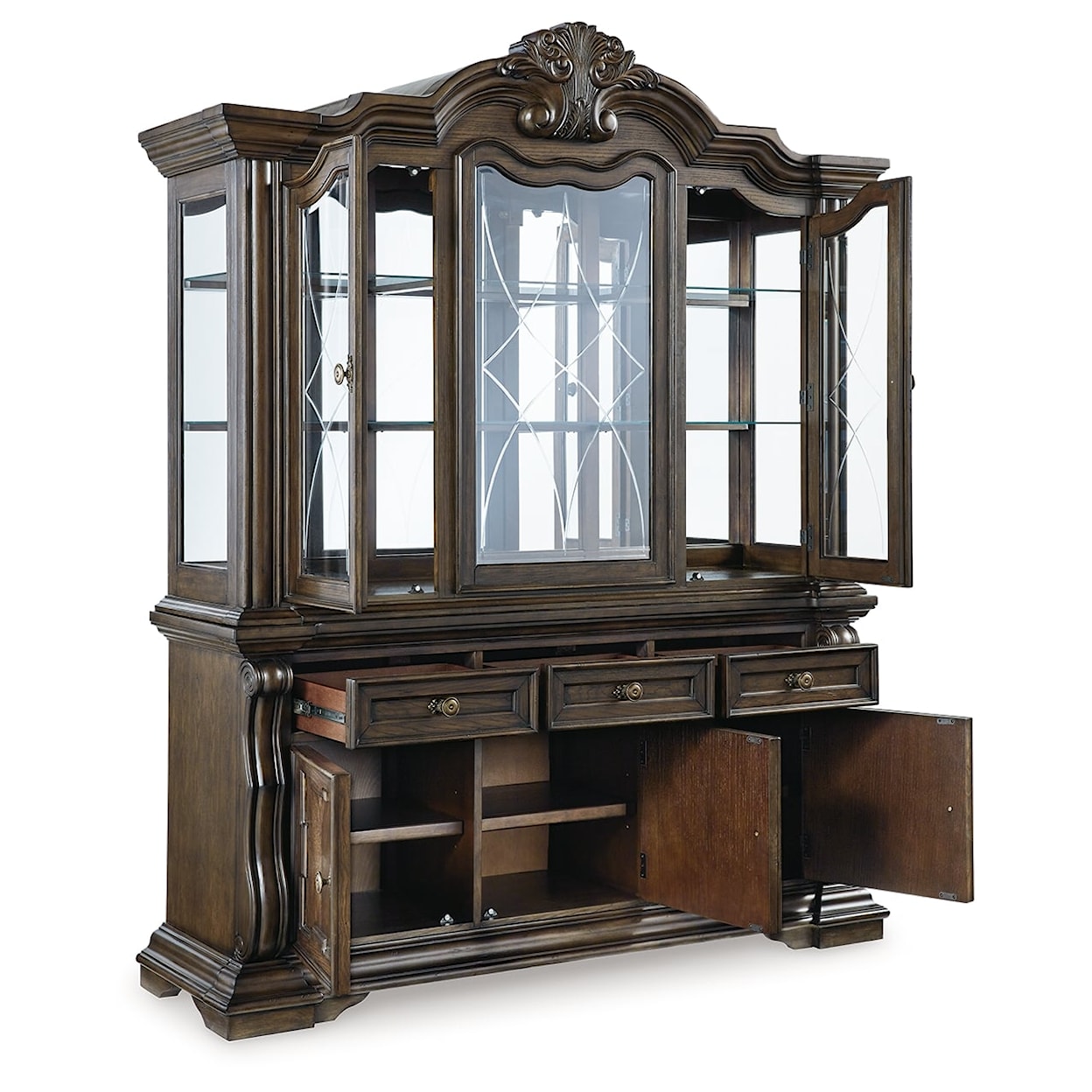 Ashley Signature Design Maylee Dining Buffet and Hutch