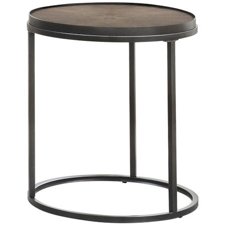 Rodrigo Wood Side End Table