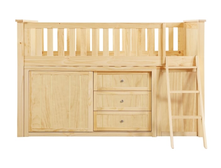 Homelegance Bartly Twin Low Loft Bunk